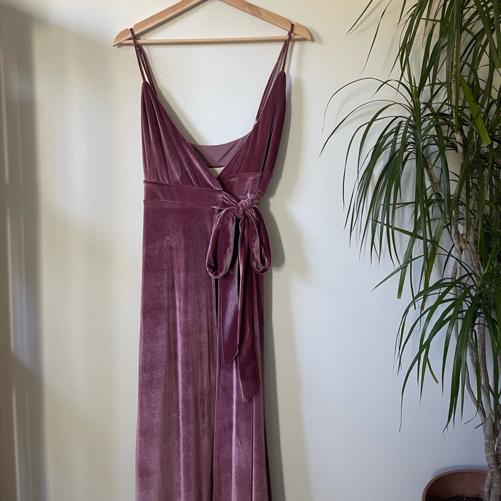 Two Birds Velvet Wrap Dress